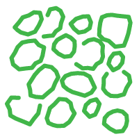 Decrotive Rock Installation